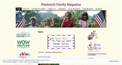 Desktop Screenshot of piedmontfamilymagazine.wordpress.com