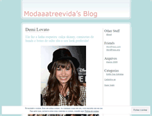 Tablet Screenshot of modaaatreevida.wordpress.com