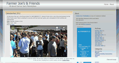 Desktop Screenshot of farmerjoes.wordpress.com