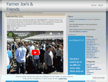 Tablet Screenshot of farmerjoes.wordpress.com