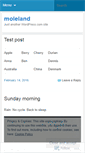 Mobile Screenshot of moleland.wordpress.com