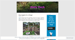 Desktop Screenshot of mostlyweeds.wordpress.com