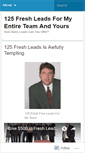 Mobile Screenshot of 125leads.wordpress.com