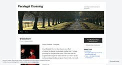 Desktop Screenshot of paralegalcrossing.wordpress.com