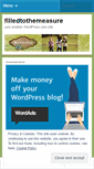 Mobile Screenshot of filledtothemeasure.wordpress.com