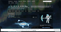 Desktop Screenshot of kireekpso.wordpress.com