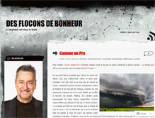 Tablet Screenshot of floconsdebonheur.wordpress.com