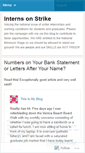 Mobile Screenshot of internsonstrike.wordpress.com