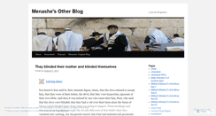 Desktop Screenshot of menasheother.wordpress.com