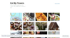 Desktop Screenshot of eatmyflowers.wordpress.com