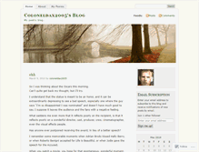 Tablet Screenshot of coloneldax2005.wordpress.com