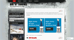 Desktop Screenshot of bigothrows.wordpress.com