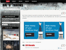 Tablet Screenshot of bigothrows.wordpress.com