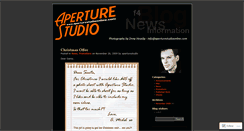 Desktop Screenshot of aperturestudio.wordpress.com
