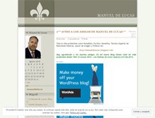 Tablet Screenshot of manueldelucas.wordpress.com