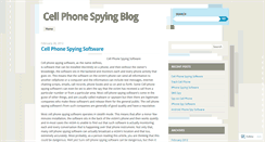 Desktop Screenshot of cellphonespyingblog.wordpress.com