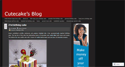 Desktop Screenshot of cutecake.wordpress.com