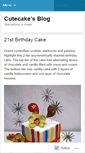 Mobile Screenshot of cutecake.wordpress.com