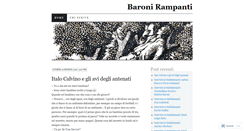 Desktop Screenshot of baronirampanti.wordpress.com