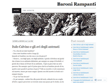 Tablet Screenshot of baronirampanti.wordpress.com
