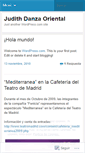 Mobile Screenshot of judithdanza.wordpress.com