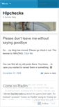 Mobile Screenshot of hipchecks.wordpress.com