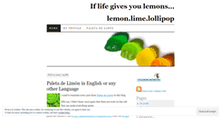 Desktop Screenshot of lemonlimelollipop.wordpress.com