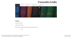 Desktop Screenshot of cjleake.wordpress.com