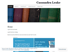Tablet Screenshot of cjleake.wordpress.com