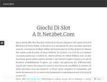 Tablet Screenshot of itnet2bet.wordpress.com