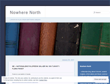 Tablet Screenshot of nowherenorth.wordpress.com