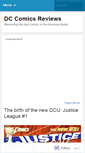 Mobile Screenshot of dccomicsreviews.wordpress.com