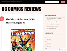 Tablet Screenshot of dccomicsreviews.wordpress.com