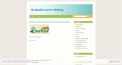 Desktop Screenshot of grabadiscount.wordpress.com