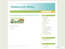 Tablet Screenshot of grabadiscount.wordpress.com