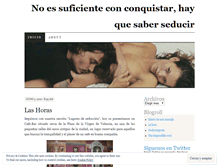 Tablet Screenshot of diariodeseduccion.wordpress.com