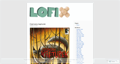 Desktop Screenshot of lofix.wordpress.com