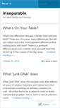Mobile Screenshot of inseparable.wordpress.com
