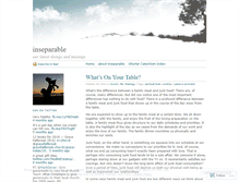 Tablet Screenshot of inseparable.wordpress.com