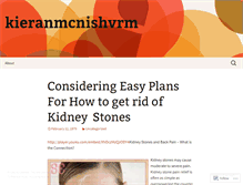 Tablet Screenshot of kieranmcnishvrm.wordpress.com