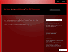 Tablet Screenshot of csunbaseball.wordpress.com