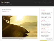 Tablet Screenshot of forcompany.wordpress.com