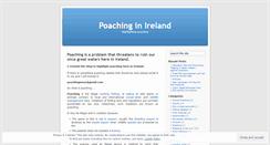 Desktop Screenshot of poaching.wordpress.com