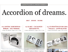 Tablet Screenshot of dreamsaccordion.wordpress.com