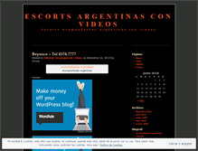 Tablet Screenshot of escortsvideos.wordpress.com