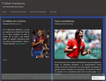 Tablet Screenshot of fmaniacos.wordpress.com