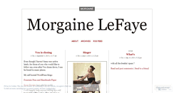 Desktop Screenshot of morgaine.wordpress.com