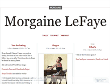 Tablet Screenshot of morgaine.wordpress.com