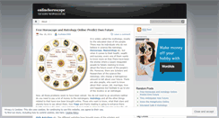 Desktop Screenshot of onlinehoroscope.wordpress.com
