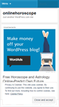 Mobile Screenshot of onlinehoroscope.wordpress.com